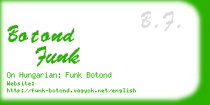 botond funk business card